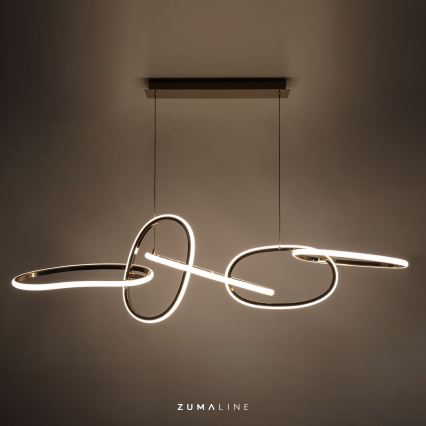 Zuma Line - Lampadario dimmerabile a LED su cavo LED/56W/230V oro