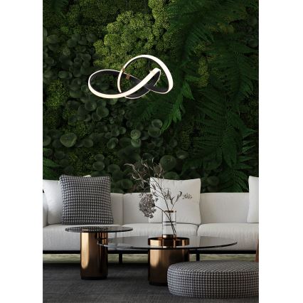 Zuma Line - Lampadario a sospensione con filo LED dimmerabile LED/44W/230V nero/oro