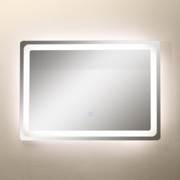Zuma Line - Miroir mural chauffant de salle de bain avec rétro-éclairage LED/24W/230V 3000/4000/6000K 70x50 cm IP44