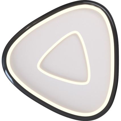 Zuma Line - Plafonnier à intensité variable LED/27W/230V 3000K noir chrome brillant