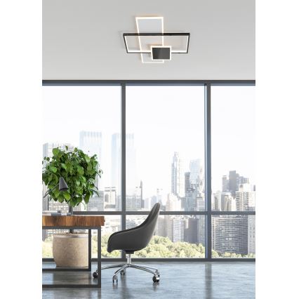 Zuma Line - Lampada da soffitto dimmerabile LED/46W/230V nero