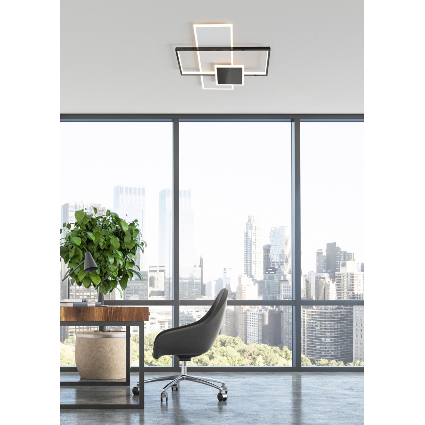 Zuma Line - Lampada da soffitto dimmerabile LED/46W/230V nero