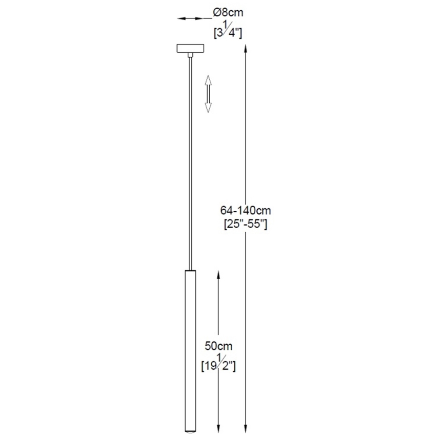 Zuma Line - Lampadario LED su filo LED/5W/230V