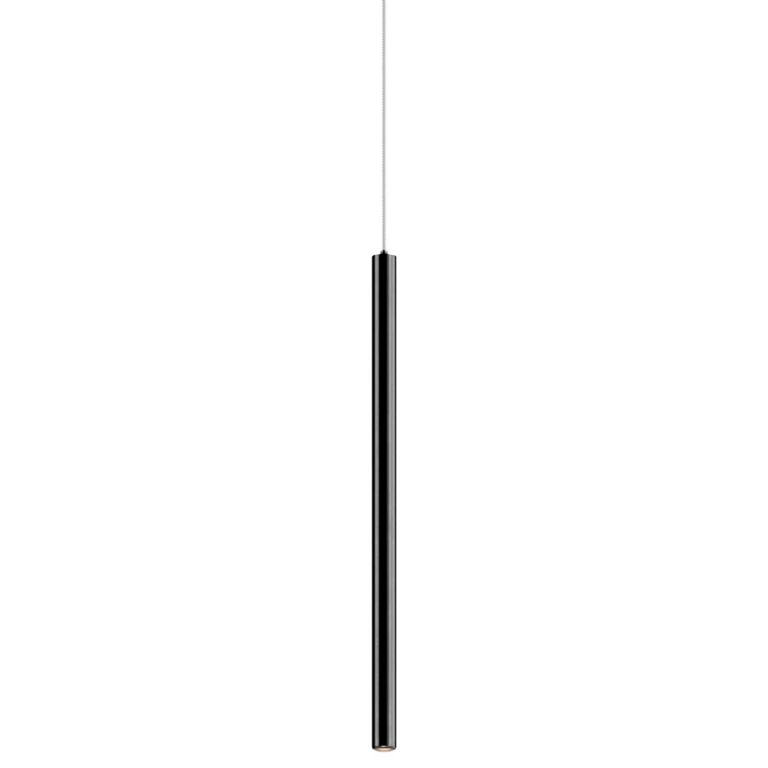 Zuma Line - Lampadario LED a sospensione con filo LED/5W/230V nero cromo lucido