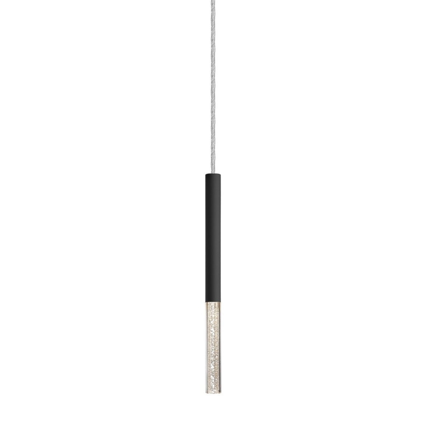 Zuma Line - Lampadario LED a sospensione con filo LED/5W/230V nero