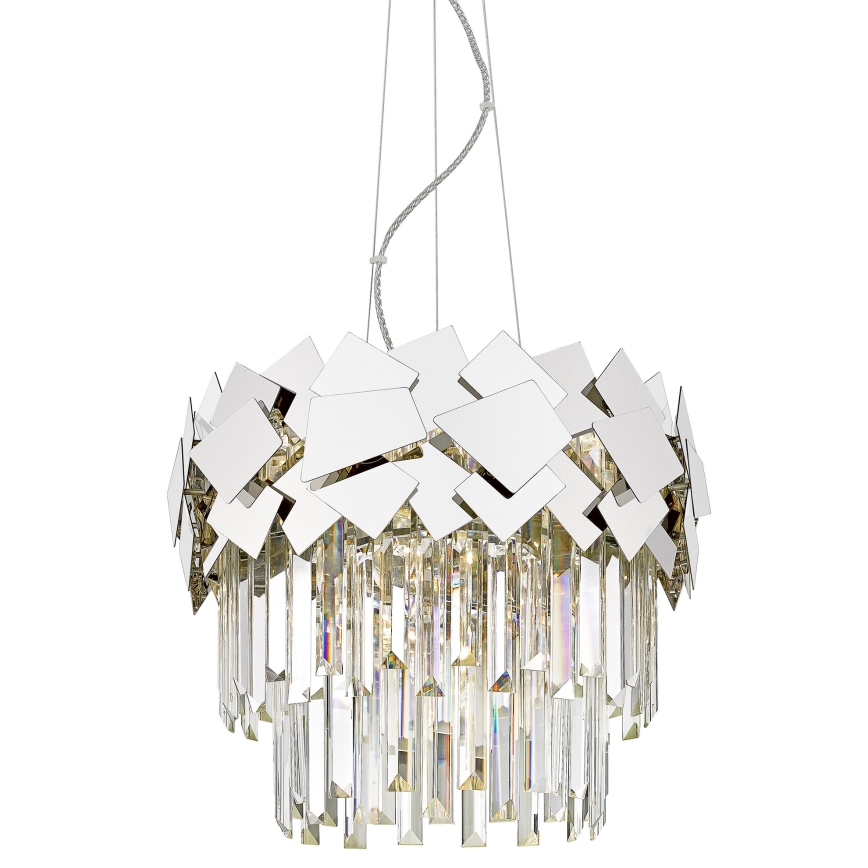 Zuma Line - Suspension filaire en cristal 5xE14/40W/230V