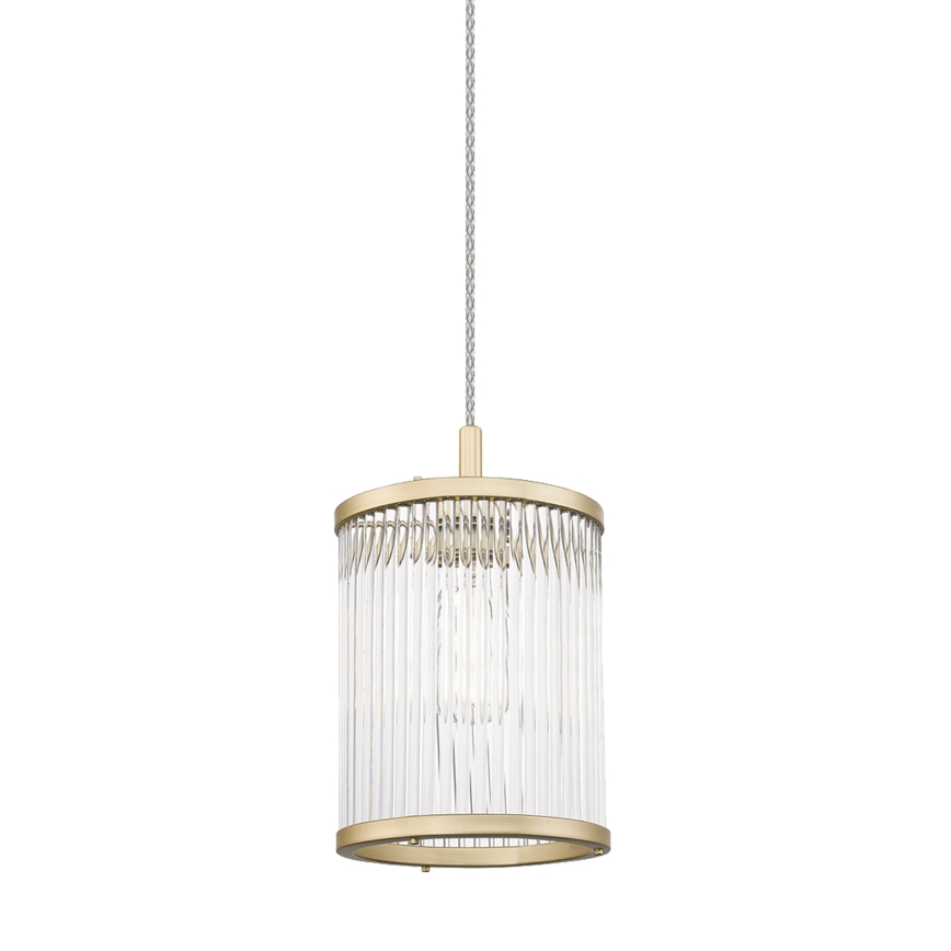 Zuma Line - Lampadario a sospensione con filo 1xE14/60W/230V oro