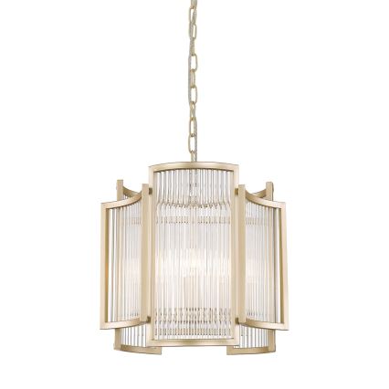 Zuma Line - Lampadario a sospensione con catena 3xE14/60W/230V oro