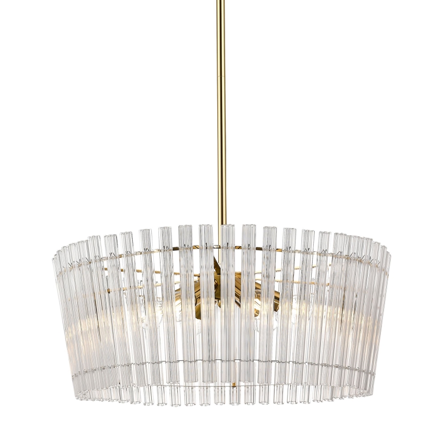 Zuma Line - Lampadario a sospensione con supporto rigido 6xE14/40W/230V oro