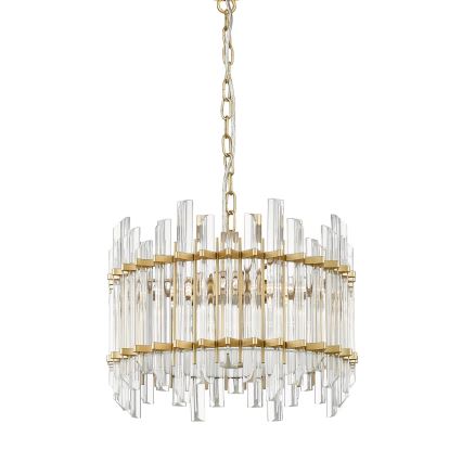 Zuma Line - Lampadario a sospensione con catena 6xG9/42W/230V oro