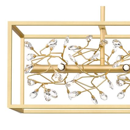 Zuma Line - Lampadario a sospensione con catena 6xG9/33W/230V oro