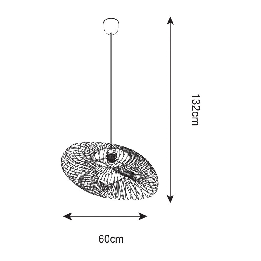 Zuma Line - Suspension filaire 1xE27/60W/230V