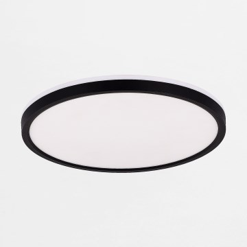 Zuma Line - Plafoniera LED dimmerabile LED/38W/230V + LED/11W 3000/4000/5500K diametro 50 cm nero