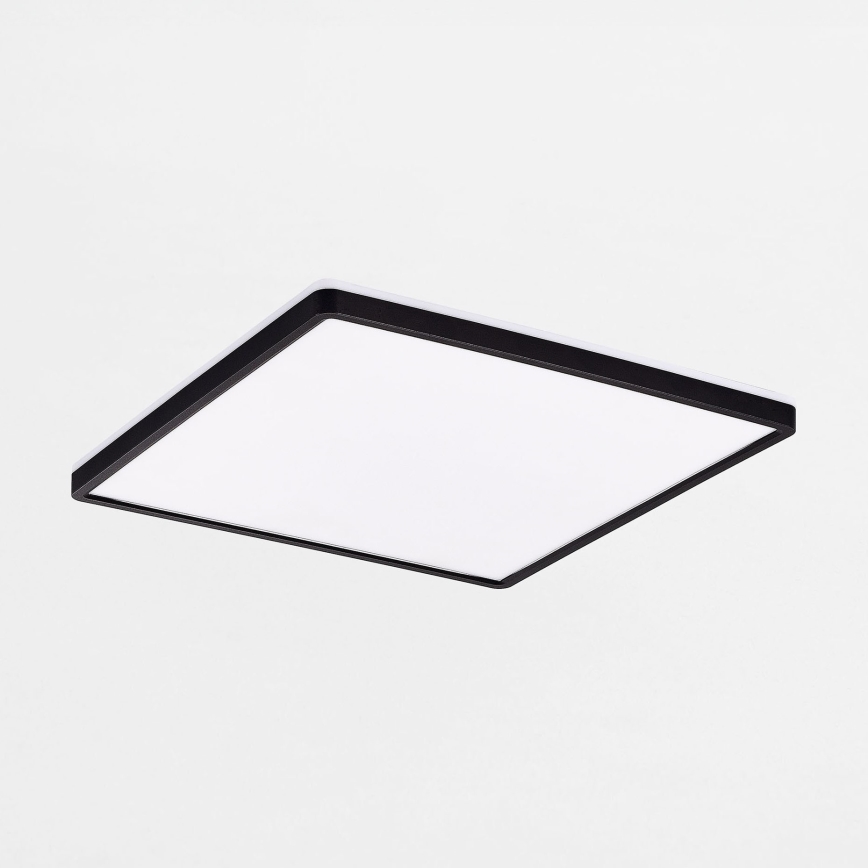Zuma Line - Plafoniera LED dimmerabile LED/38W/230V + LED/12W 3000/4000/5500K 40x40 cm nero