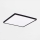 Zuma Line - Plafoniera LED dimmerabile LED/38W/230V + LED/12W 3000/4000/5500K 40x40 cm nero