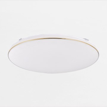 Zuma Line - Plafonnier à intensité variable OMAR LED/48W/230V d. 53 cm doré