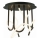 Zuma Line - Plafonnier LED/45W/230V 3000/4000/6000K noir