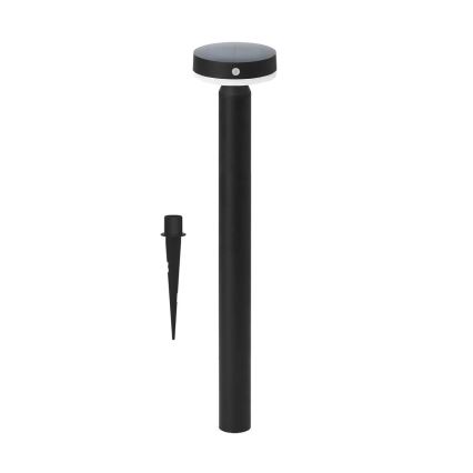 Zuma Line - Lampe solaire avec détecteur de mouvement et de crépuscule LED/4,5W/2000 mAh IP44 noir