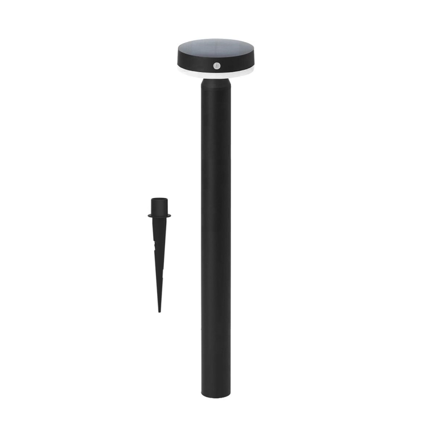 Zuma Line - Lampe solaire avec détecteur de mouvement et de crépuscule LED/4,5W/2000 mAh IP44 noir