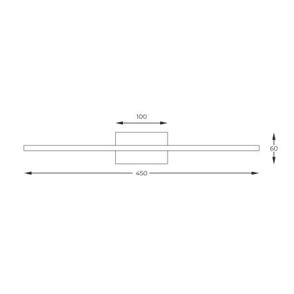 Zuma Line - Lampada LED da quadro LED/10W/230V 45 cm oro
