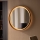 Zuma Line - Specchio da parete riscaldato per bagno con retroilluminazione LED, 36W/230V, 3000/4000/6000K, Ø 80 cm, IP44, rovere