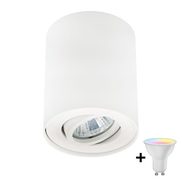 Zuma Line - Spot LED RGBW dimmable 1x GU10/6W/230V blanc + télécommande