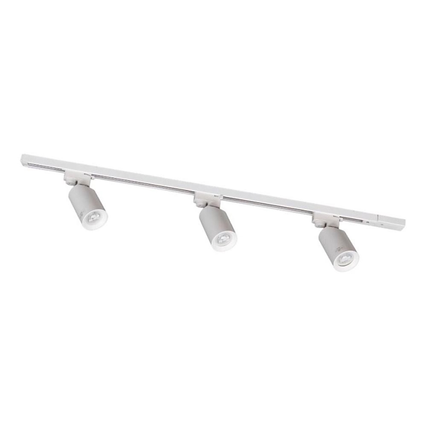 Zuma Line - Spot sur rail 3x GU10/35W/230V, blanc