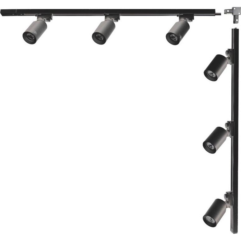 Zuma Line - Spot sur rail 6xGU10/35W/230V noir