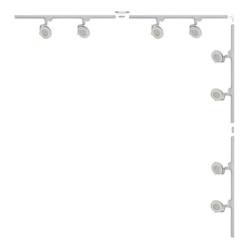 Zuma Line - Spotleuchte im Schienensystem 8xGU10/15W/230V weiß