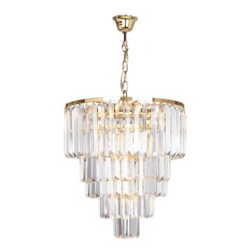 Zuma Line - Suspension chaîne 10xE14/40W/230V doré