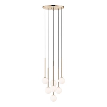 Zuma Line - Suspension filaire 7xG9/4W/230V doré