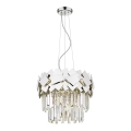 Zuma Line - Suspension filaire en cristal 5xE14/40W/230V