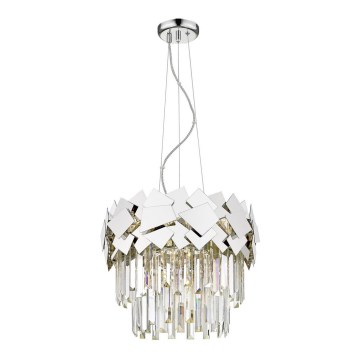 Zuma Line - Suspension filaire en cristal 5xE14/40W/230V