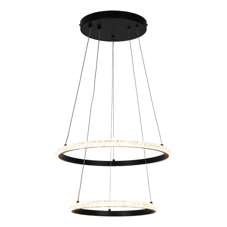 Zuma Line - Suspension filaire RIDE LED/22W/230V + LED/14W d. 41 cm noir