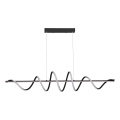 Zuma Line - Suspension LED sur câble, 60 W, 230 V, noir