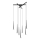 Zuma Line - Suspension LED sur câble 7xLED/6W/230V noir