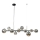 Zuma Line - Suspension sur câble 10xG9/8W/230V noir/noir fumé