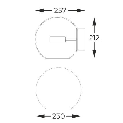 Zuma Line - Applique murale LED/5W/230V chrome brillant