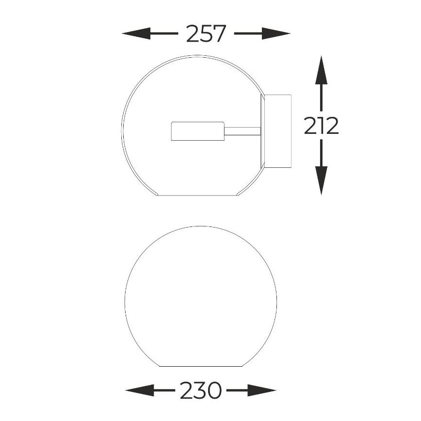 Zuma Line - Applique a LED LED/5W/230V oro