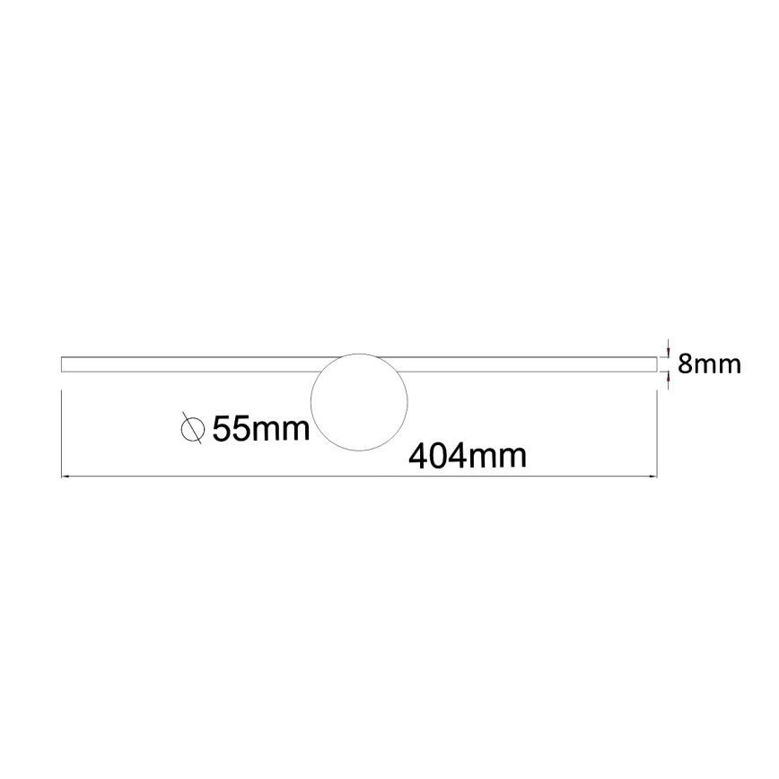 Zuma Line - Éclairage de miroir salle de bain LED/6W/230V 40 cm IP44 doré