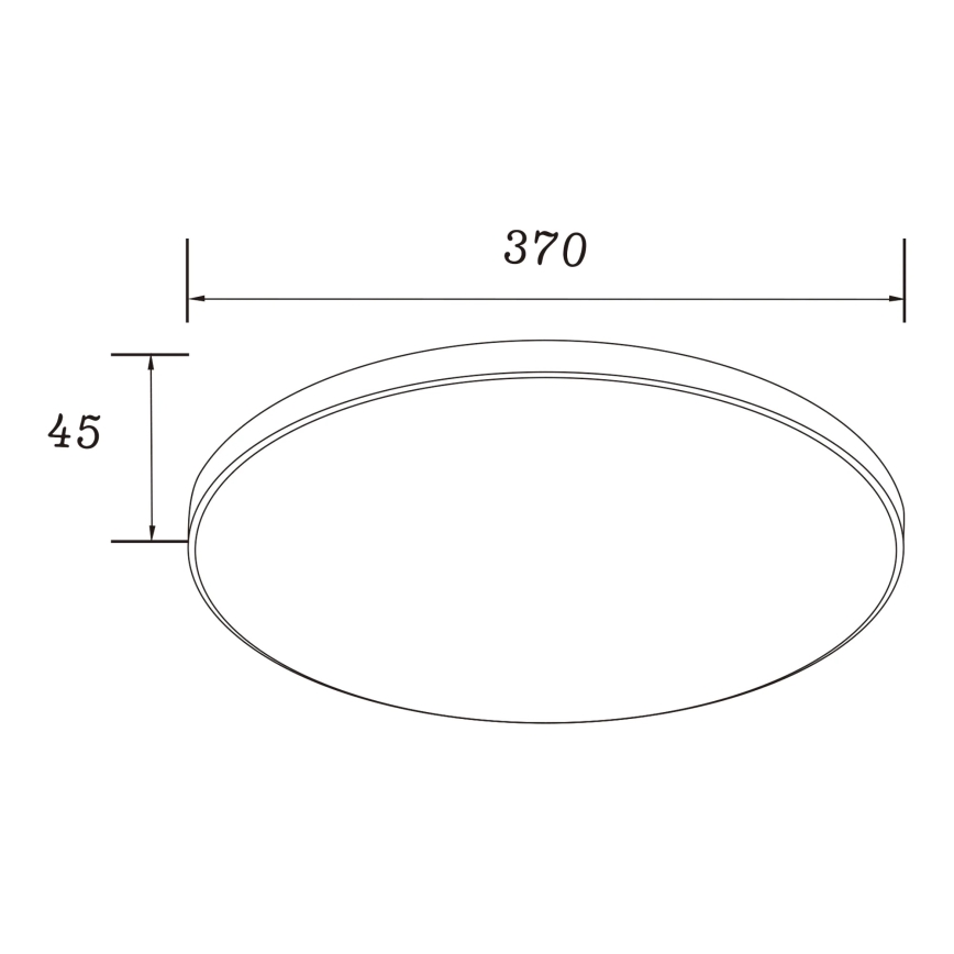 Zuma Line - Plafoniera LED 32 W/230 V, diam. 37 cm, finitura dorata