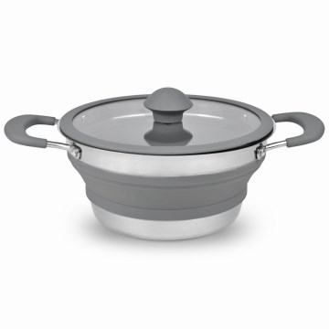 Zusammenklappbarer Camping-Topf 1,5 l