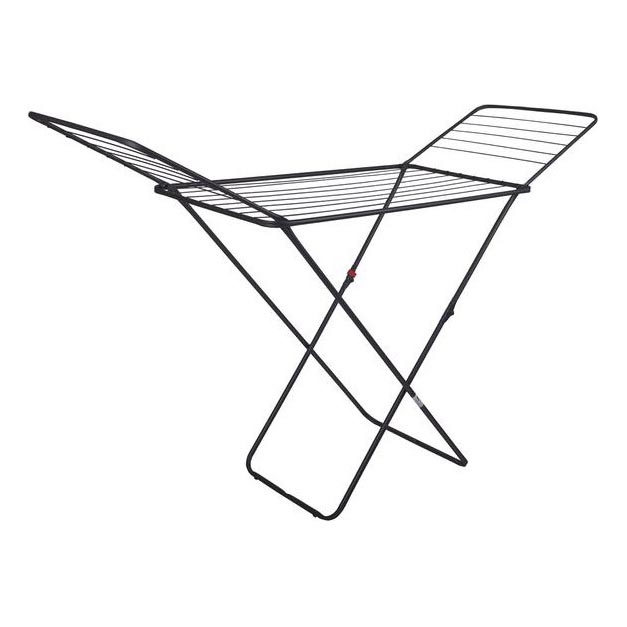 Zusammenklappbarer Wäscheständer TORO 180x93 cm schwarz